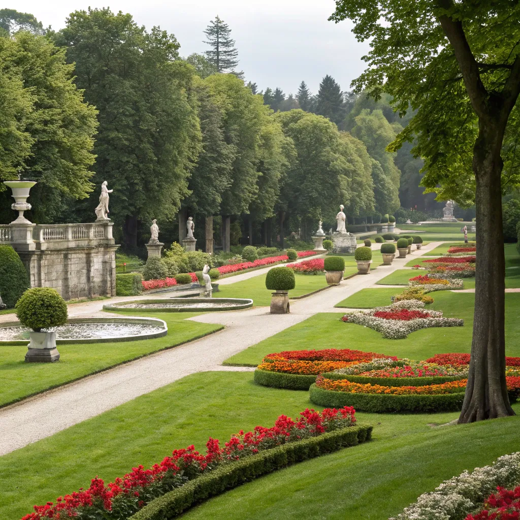 Beautifully designed landscape garden